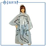 Composite Cloth PVC Adult Hoodies Raincoat PVC Poncho