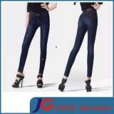 Red Lips Printing Girl Dance Ankle Skinny Jeans (JC1184)