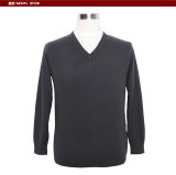 Bn1665 Yak Merino Wool Long Sleeve V Neck Pullover Men's spring and Autumn Sweater