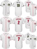 Cincinnati Reds Eugenio Suarez Joey Votto Cool Base Baseball Jerseys