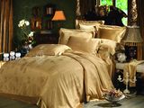 Taihu Snow Silk Traditional Oeko-Tex Jacquard Seamless Grey Silk Comforter Set