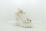 Comfort Platform High Heel Lady Leather Sandal