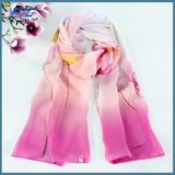 100% Long Silk Scarf for Women