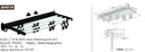J0401A Multifuntional Racks Tie & Skirt Rack, Matching, Pull out