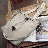 Fashion White Canvas Fabric Handbags Summer Shoulder Bags for Women