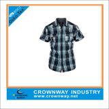 Cotton Casual Fashion Plain Shirt for Men (CW-SS-6)