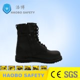 High Ankle Genuine Leather Steel Toe Police Safety Boot