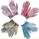 13G PU Coated Nylon Liner Colored PU Gloves