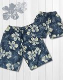 Classic Beach Shorts for Father and Son