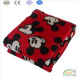 Popular Cartoon Printing Fleece Blanket for Kids