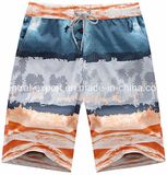 Oeko-Tex Full Waist Polyester Patterned Men Board Short Swimwear