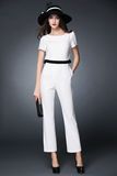 Attractive Womens Jumpsuit with Opening Back