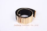 Lady's Fashion Elastic Polyester Webbing Belt