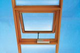 Wooden Printing Color Electric Aluminum Awning Window