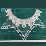 Cotton Crochet Necklace Embroidery Lace Collar Fabric Textile Clothes