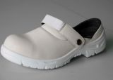 Anti-Skid PU Outsole White Safety Shoes