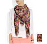 Sunflower Pattern Design Silk Scarf