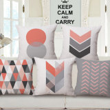 Nordic Style Geometric Cotton Linen Printed Pillow Case for Sofa (35C0226)