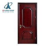 PU Foam Infilled Waterproof WPC Bathroom Teak Wood Door Design