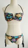 Factory Flower Sexy Bikini Set Girls Bra Print Bikini Swimwear