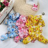 Lovely Cartoon Dog Rain Coat Pet Clothes