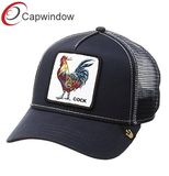 The Cock Animal Farm Snap Back Trucker Hat with Custom Woven Patch