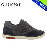 Casual Men Sports Walking Skate Sneaker Shoes with TPR Sole