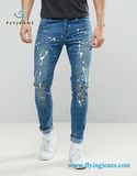 Color Painted Skinny Fashion Boy Jean (e. p. 4340)