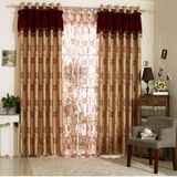 Simple Style Yarn Dyed Jacquard Fabric Curtain (MX-169)