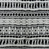 off White Cotton Lace Fabric (L5125)