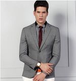 Normal Design Men's Grey Suit