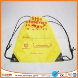 Cheap Yellow Simple Design Waterproof Drawstring Bag