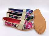 Latest Design Women Injection Fabric Shoes Leisure Shoes (FHP7905-1)