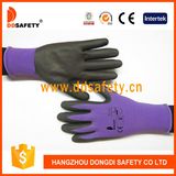 Ddsafety 2017 Violet Nylon with Black Nitrile Glove