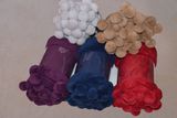 Solid Flannel with 22PCS Bom POM