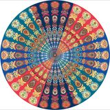 Different Shape Customized Printed Geometric Pattern Beach Towels