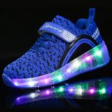 Wholesale Kids Flying Flashing LED 1 Wheel Skate Roller Shoes