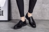 Black Color Genuine Leather Men Formal Dress Shoes