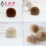 Wholesale Popular Colorful Imitation Animal Hair Ball POM POM for Garment Accessories