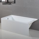 Cupc New Apron Skirted America Standard Aria Muse 60 Inch Acrylic Alcove Bathtub with Left Hand Drain