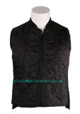 Women 100% Polyester Winter Quilted Freezer Thermal Warm Vest for Working