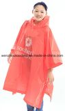 Kids Waterproof Printed Rain Poncho with Hood