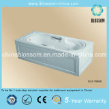 Household Simple Soaking Acrylic Bathtub with Apron (BLS-7698B)