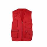 Front Zipper Button Bullet Pocket Vest