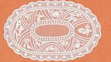 100% Polyesther Square Crocheted Embroidery Lace