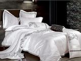 Luxury Polyester and Cotton Jacquard Bed Sheet Set Yc-Z-40