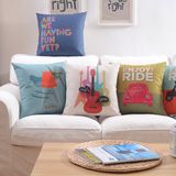 Manufacturer Cheap Polyester Cotton Decorative Pillow for Outdoors