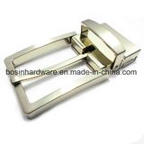 Nickel Plated Alloy Metal Clamp Belt Buckle