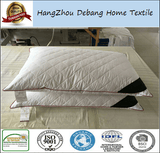 300tc Cotton Diamond Quilted Goose Down Pillow Factory Price