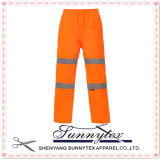 OEM Orange 100% Cotton Hi Vis Safety Engineer Welder Cargo Work Pants for Men